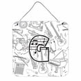 thumbnail image 3 of Carolines Treasures CJ2007-ODS66 Letter O Musical Note Letters Wall or Door Hanging Prints 6HX6W multicolor, 3 of 7