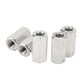 thumbnail image 5 of Risegun 5PCS M10 Tuerca De Acoplamiento Hexagonal Tuerca De Conector Plateada A Prueba De Herrumbre De Acero Inoxidable para Pernos, 5 of 8