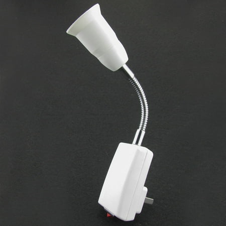 

E27 Holder Flexible Light Bulb Lamp Extension Adapter Converter Socket Switch V7W8