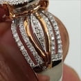 thumbnail image 4 of tasrioml Women Ring Rhinestone Inlaid Non-Fading Lightweight Multi Layers Wedding Circlet for Birthday, 4 of 6