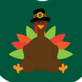 thumbnail image 4 of Inktastic Thanksgiving Pilgrim Turkey Boys or Girls Baby Bib, 4 of 4