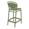 thumbnail image 5 of Compamia Marcel Contemporary Resin Indoor Outdoor Counter Stool Olive Green, 5 of 5