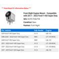 thumbnail image 2 of Front Right Engine Mount - Compatible with 2017 - 2022 Ford F-450 Super Duty 2018 2019 2020 2021, 2 of 2