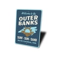 thumbnail image 4 of Outer Banks North Carolina Novelty Sign, Metal Wall Decor - 10x14 inches, 4 of 4