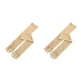 thumbnail image 2 of Guardurnaity 2 uds, guantes largos para vestido de cena para mujer, mitones elásticos de leche cálidos, guante de moda, manopla elástica para Beige 2piezas, 2 of 6