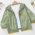 thumbnail image 3 of MexChoioe Big Kids Sun Protection Hooded Zip Up Jacket Long Sleeve Outerwear Summer Lightweight Breathable Casual Daily Outdoor Windbreaker for Boys and Girls, 3 of 6