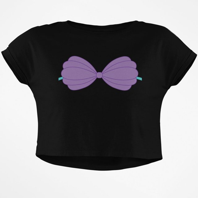 Soutien-gorge Coquille Violet Halloween Junior Boxy Court T-Shirt
