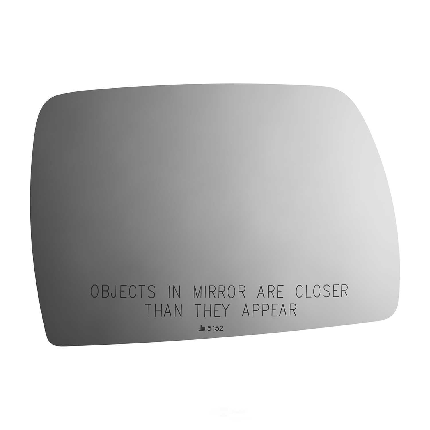 Burco Side View Mirror Replacement Glass - Clear Glass - 5152