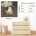 thumbnail image 6 of Yayeee 6 Pack Kitchen Dish Cloths for Washing Dishes Soft Absorbent Microfiber Towels, Ghost in Strawberry Fields, 6 of 9