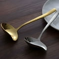 thumbnail image 6 of ACDANC 2026 New Stainless Steel Saucier Drizzle Spoon with Spout Small Gravy Ladle Stainless Steel Sauce Soup Spoon for Spooning Gravies and Sauces for Home,Restaurant,Banquet,Cafe,Silver, 6 of 7
