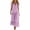 Z-Pink, variant on MaFYtyTPR Women’s V-Neck Button Dress Solid Color Front Tiered Maxi Short Sleeve Casual Loose Dresses for Daily Wear Z-Green L