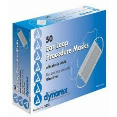 Dynarex Face Mask & Pro Shield 50 ea