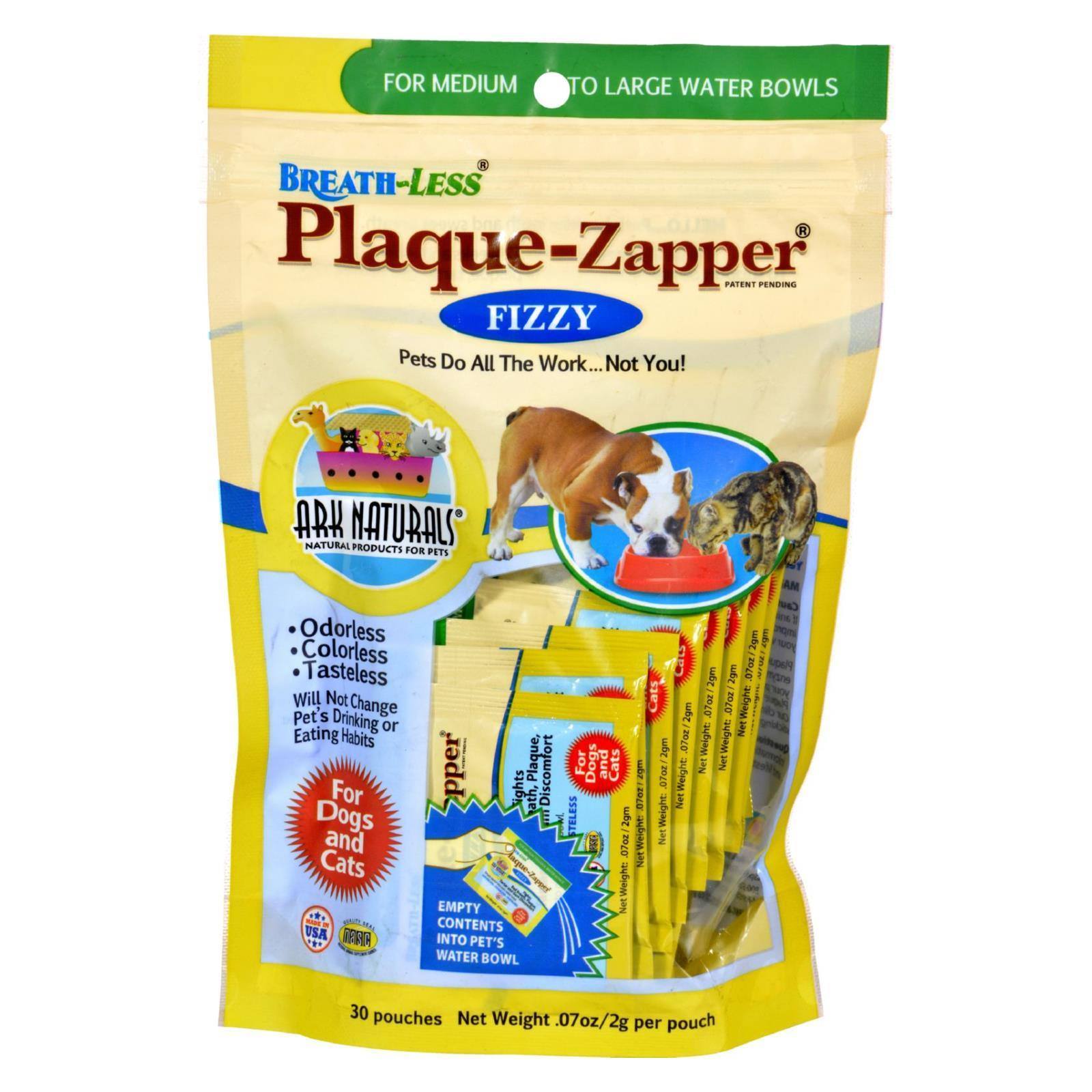 Ark Naturals BreathLess PlaqueZapper Fizzy Medium to Large Pets