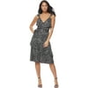 Sofia Jeans by Sofia Vergara Sleeveless Tiered Ruffle Faux Wrap Dress, Women's