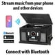 thumbnail image 5 of Reproductor de Discos Victrola Bluetooth clásico 8 en 1 Navigator con Codificación USB y Tocadiscos, 5 of 5