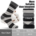 thumbnail image 6 of KOITHOT 5 Pack Mens Dress Socks Breathable Business Casual Mens Crew Socks Size 10 13, 6 of 7