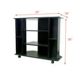 thumbnail image 3 of 35" x 30" Wooden TV Stand, Black finish, 3 of 3