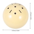 thumbnail image 2 of FESTFENDS Beige Cue Ball for Billiards High Precision Durable Wear Resistant Smooth Surface for Chinese 8 Ball Training, 2 of 8