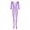 Purple1, variant on Underwire Lady Fishnet Body Stocking Performance Dancewear Mesh Fishnet Dance Wear Black Body Stocking Sleepwear Deep V Cute Lingerie