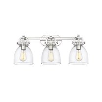 Innovations Lighting - Newton Bell - 3 Light Bath Vanity In Industrial