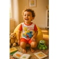 thumbnail image 3 of Centric Brands Sesame Street 4-Piece Pajama Set with Elmo, Cookie Monster, Oscar & Big Bird  Baby Sizes 12M24M, 3 of 10