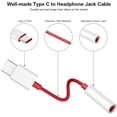 thumbnail image 3 of Usb C Headphone Adapter, 2 Pack Type C To 3.5mm Stereo Audio Headphone Jack With Noise Canceling Compatible With Oneplus 7 Oneplus 7 Pro 6t Huawei P20 Pro Mate 20 Xiaomi 8, 3 of 4