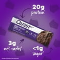 thumbnail image 5 of Quest Protein Bar, Double Chocolate Chunk, 20g Protein, 4 Ct, 5 of 11
