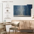 thumbnail image 5 of Elephant Stock Kiss Under The Rain Wall Art - Horizontal Canvas Wall Art - Living Room Wall Decor - Love Canvas - Blue And Gray Decor By Ekaterina Ermilkina - 12" x 8", 5 of 7