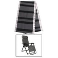 thumbnail image 4 of ziyahi recliner Replacement Fabric Waterproof Replacement Fabric for Lawn Back Yard Black Grey, 4 of 8