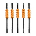 thumbnail image 2 of 5 Pcs Halloween Straws Plastic, Pumpkin Straws Reusable Straight Drinking Straws Halloween Party Decoration Supplies for Beverage Bar KTV, 2 of 7