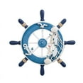thumbnail image 1 of Rudder Wall Decoration With Seagull Seashell Fishing Net Anchor Starfish, 1 of 3