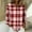 Red, variant on JDQJBZ Summer Womens Tops,Womens Long Sleeve Tops Shirts For Women Casual Tops For Women Plaid Print Button Front Spring Summer Ladies Shirt Daily Wear