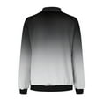 thumbnail image 5 of Atogsazn Gradient Jacket for Women Zip Up Lightweight Long Sleeve Jackets Casual Loose Coat Outwear with Pockets A-Gray L, 5 of 5