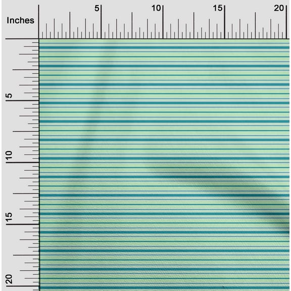 oneOone Rayon Mint Fabric Stripes Quilting Supplies Print Sewing Fabric By The Yard 56 Inch Wide