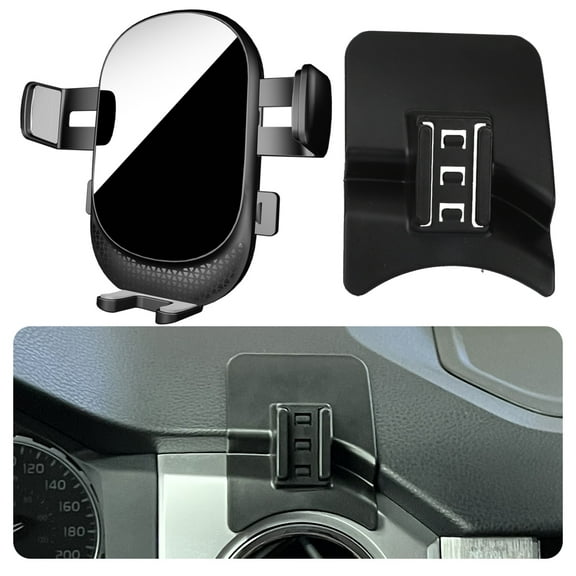 MikeHam Car Phone Holder for Toyota Tundra Auto Accessories[Only for 2014-2021 Tundra][Auto Lock Hands Free Cell Phone Mount Car fits for iPhone & All Smartphones]
