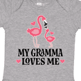 thumbnail image 4 of Inktastic Gramma Loves Me Girl Flamingo Girls Baby Bodysuit, 4 of 5