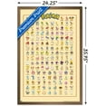 thumbnail image 3 of Pokemon - Kanto Grid Wall Poster, 22.375" x 34", Framed, 3 of 6