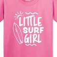 thumbnail image 4 of Inktastic Little Surf Girl with Surfboard Youth T-Shirt, 4 of 5
