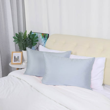 satin pillow covers cases pillowcases silky standard zippered pack dialog displays option button additional opens zoom walmart