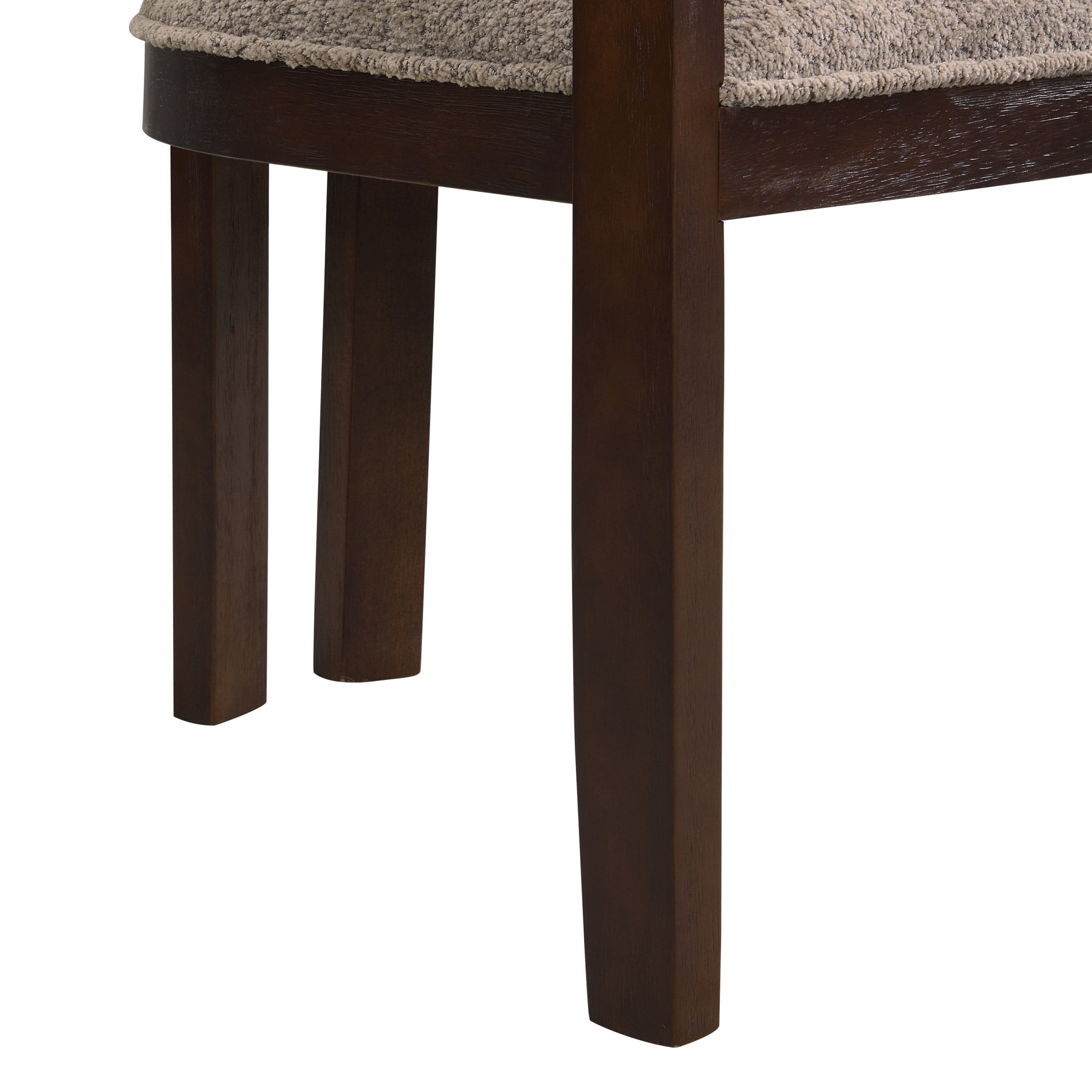Christopher Knight Home 7-Piece Modern Oval Dining Table with Upholstered Chairs, Fluted Base, Espresso