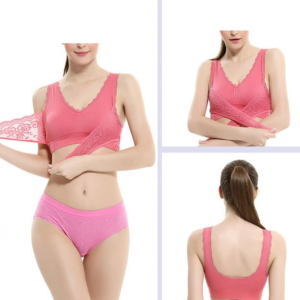 Dim Womens Les Pockets Underwear (Pink/Red)