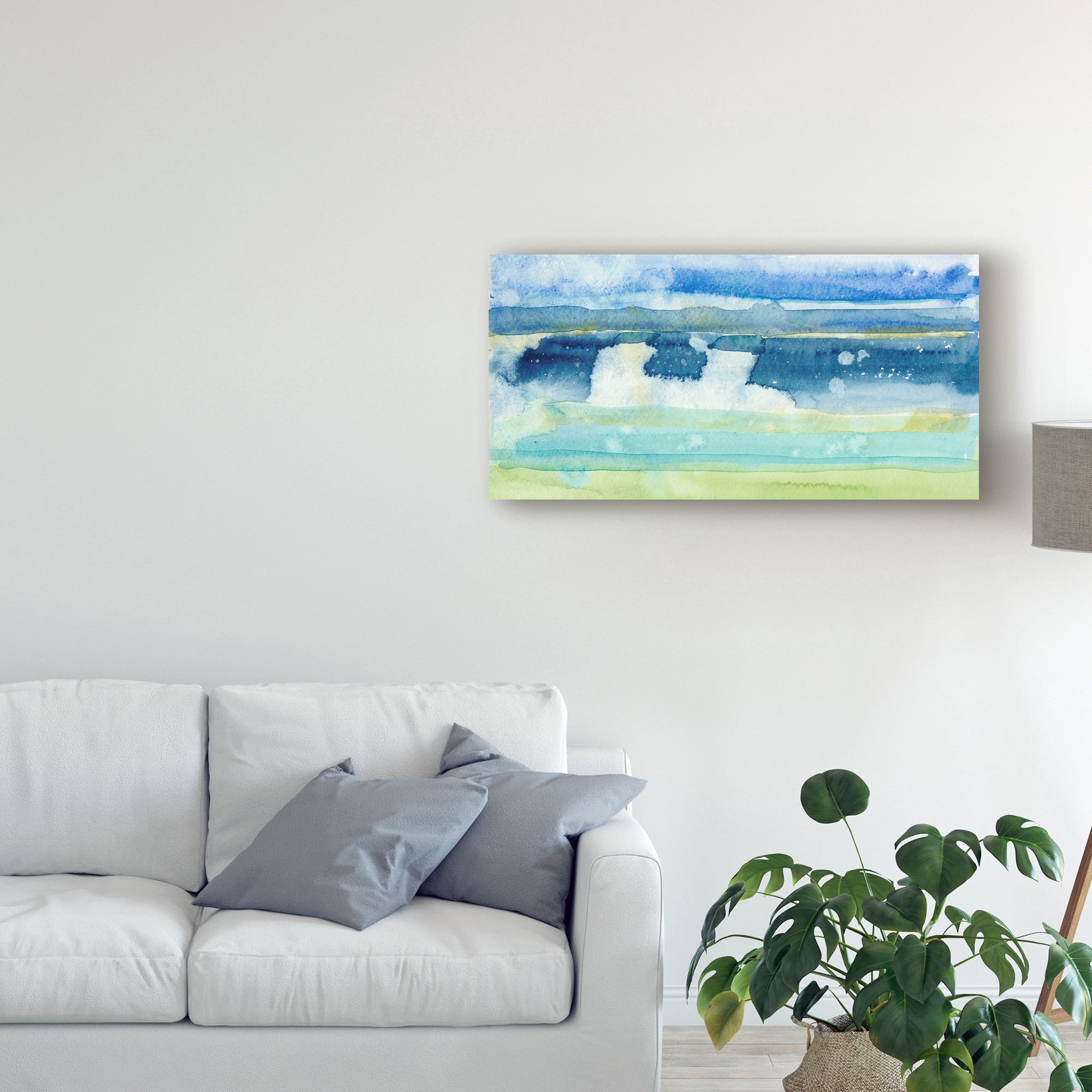 Trademark Fine Art 'Gulf Shore I' Canvas Art by Alicia Ludwig