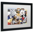 thumbnail image 2 of Trademark Fine Art 'Cozy Kittens' Canvas Art by Jenny Newland, White Matte, Black Frame, 2 of 3