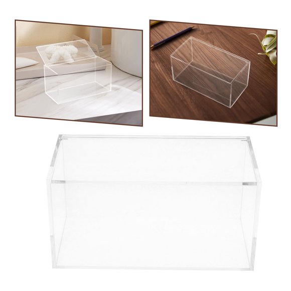 WHAMVOX Box Dryer Holder With Lid Clear Laundry Storage Organizer For Efficient And Dryer Ball Management Laundry