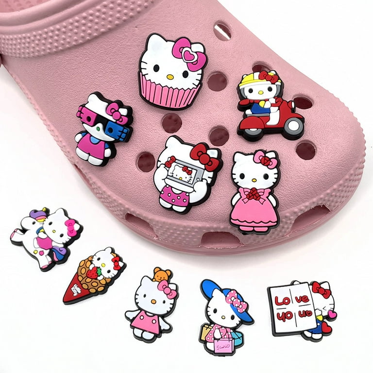Valentine’s Day Hello Kitty Croc Charm Set