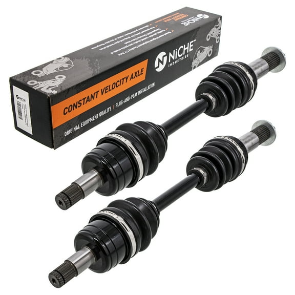 Niche High Strength Front Axle for Yamaha Kodiak 400 UTV 2 Pack 519-KCA2336X