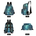 thumbnail image 4 of FORMRS Mini Backpack Purse for Women Travel Daypack Casual Shoulder Bag, Magical Forest Glowing Lights, 4 of 7