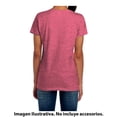 thumbnail image 3 of Playera Fruit of the Loom para Mujer, Manga Corta Cuello Redondo,Rosa, Talla EG, 3 of 4