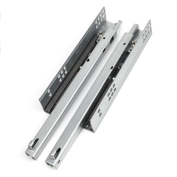 2x Cajón Riestas deslizantes Cajones Diapositivos Cajones de hardware Runner debajo de los de la piel de montaje para baño S