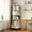 White, variant on Yardi Yarda 5 Tier Rotating Bookshelf, 360° Display Round Spinning Bookshelf with Wheels and Drawer, Space-Saving Rotating Bookshelf Tower for Indoor, White